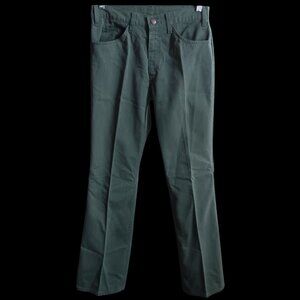 Vintage Men's Jeans Levis 517-1138 31x33 1970's Mens Green Sta-Prest Flare USA